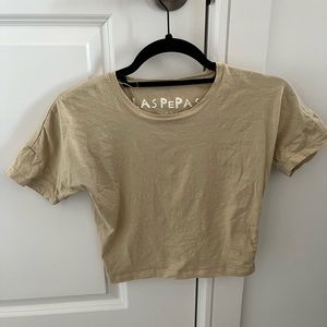 Las Pepas Beige T-shirt